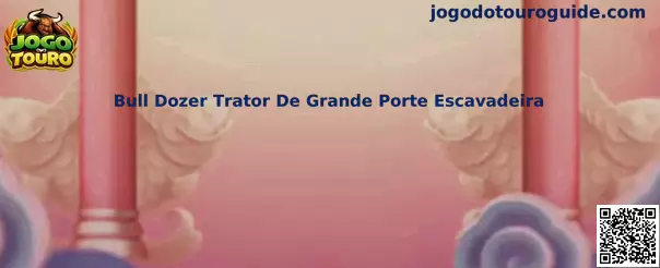 Bull Dozer Trator De Grande Porte Escavadeira no Jogo Do Touro